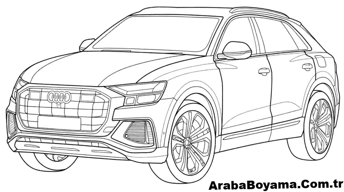 Audi Q8 Boyama