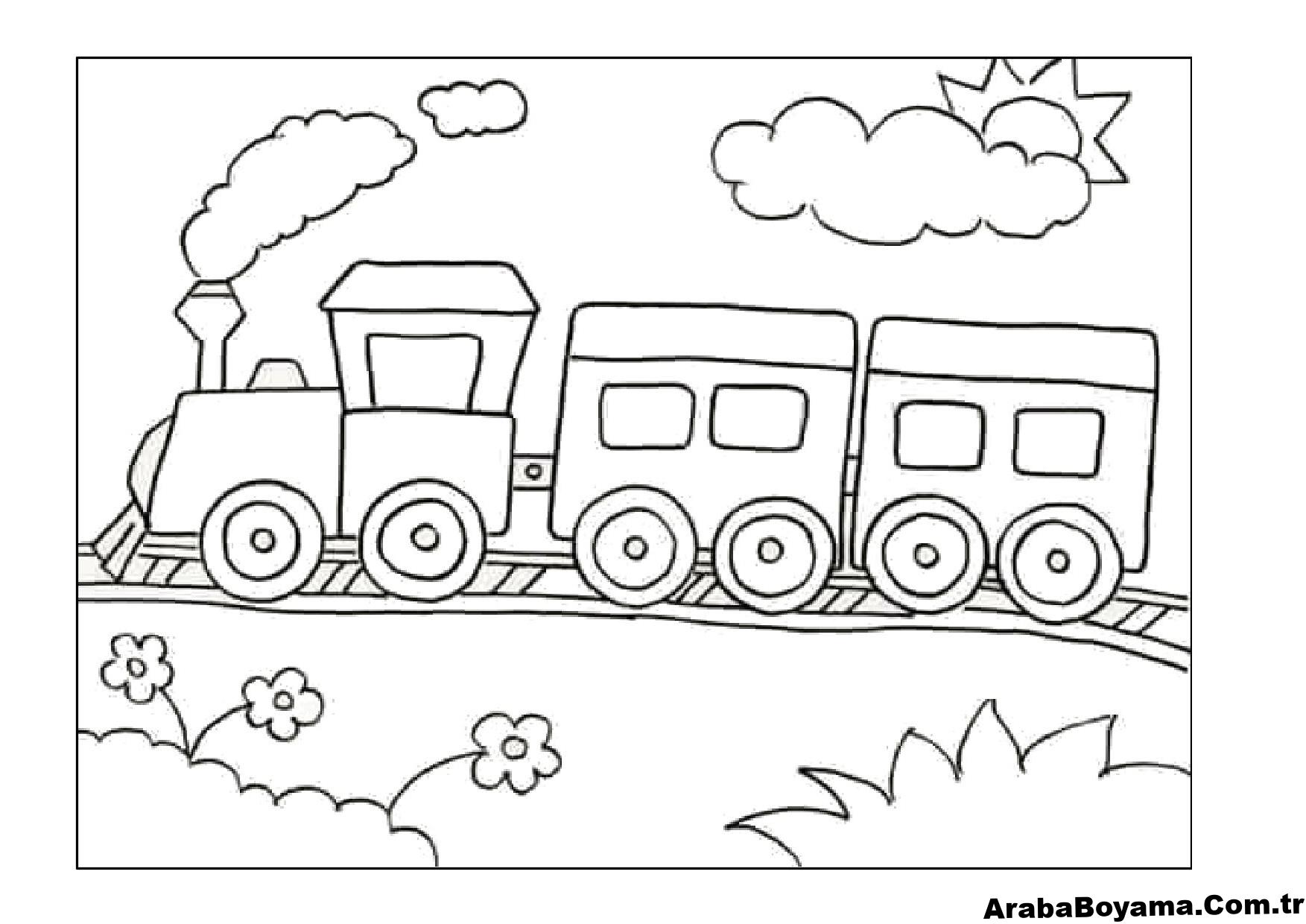 Buharli Tren Boyama
