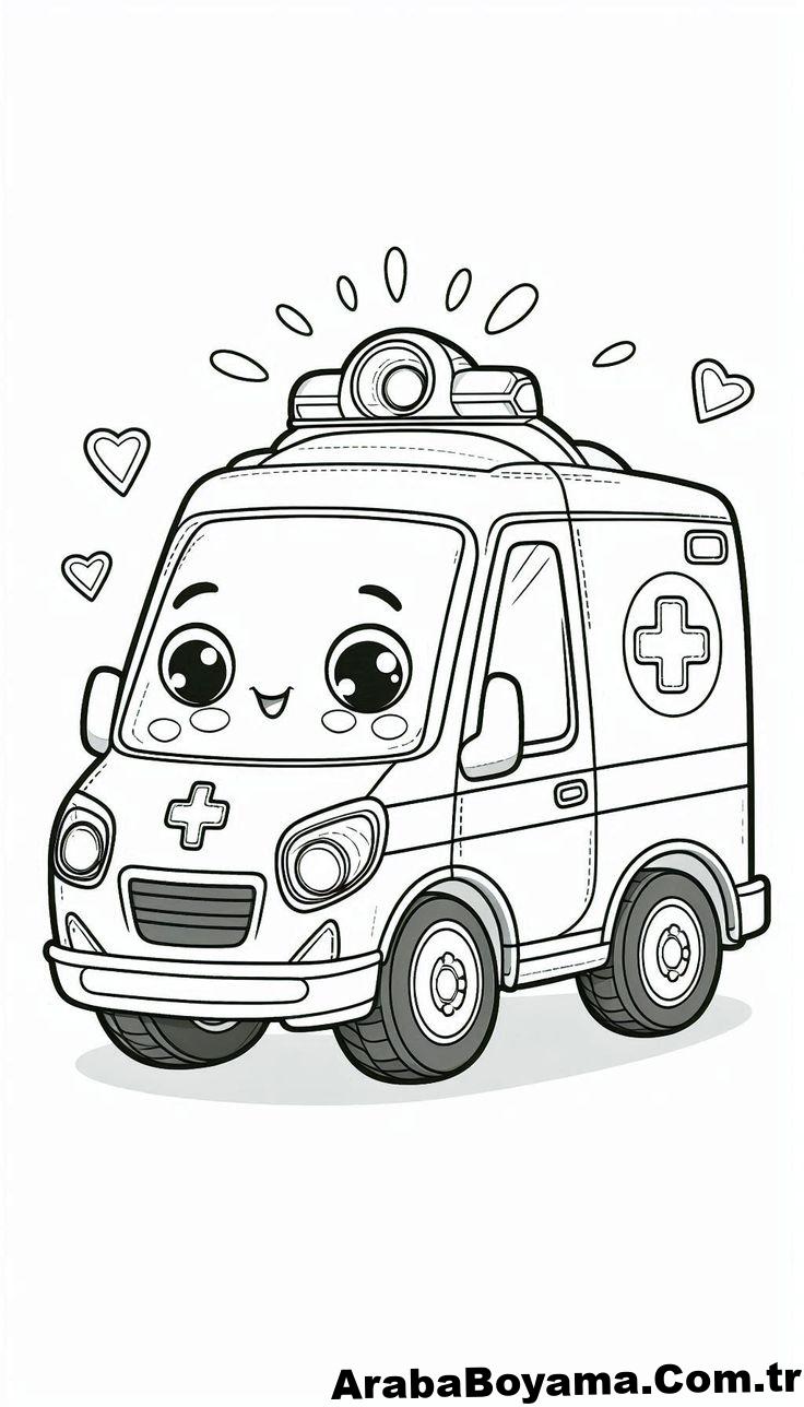 Komik Ambulans Boyama