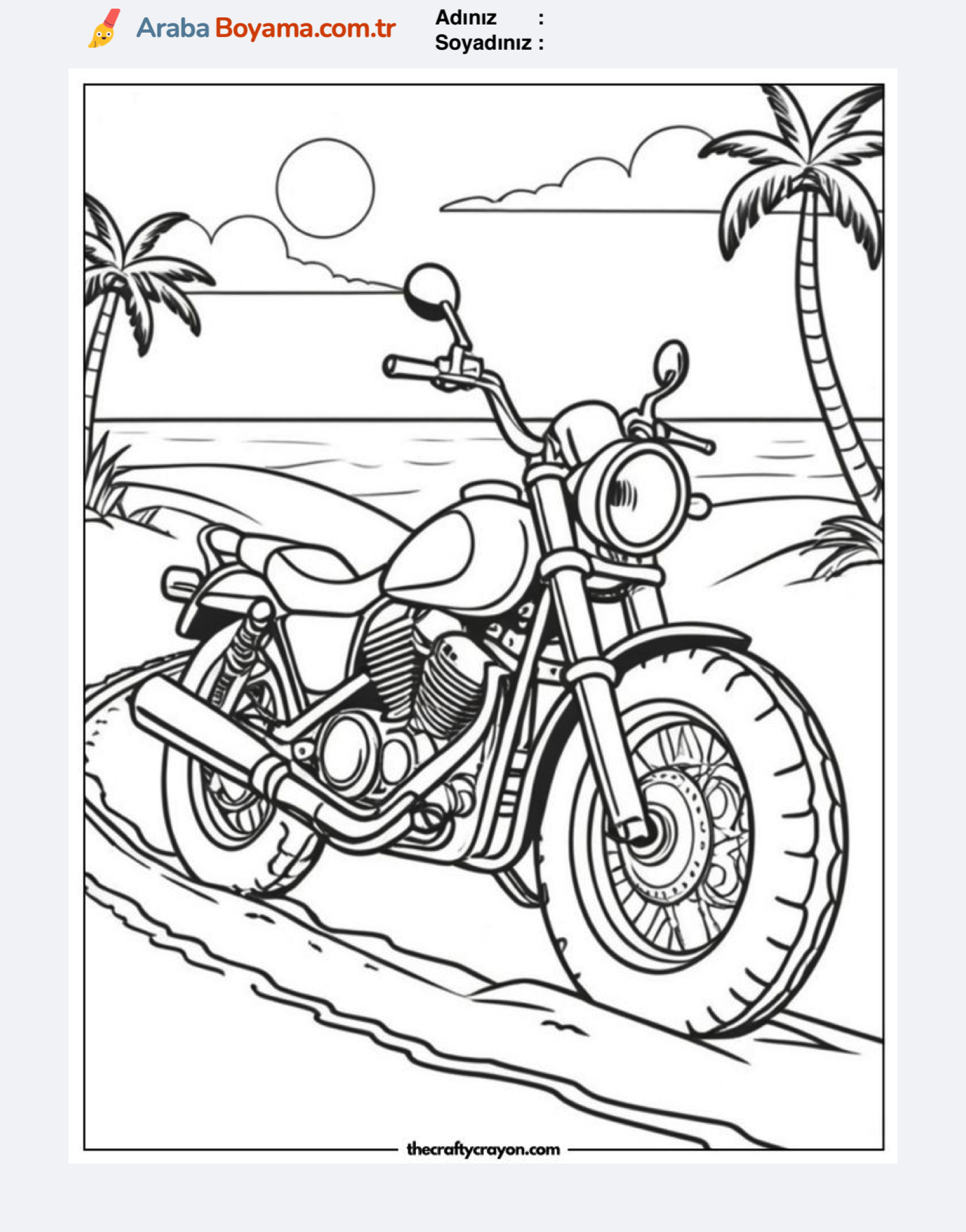 Sahildeki Motoru Boyama